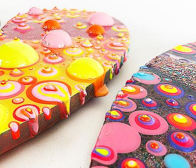  Michael Gitter Acrylic Epoxy Resin Love Sculpture Artists Michael Gitter and Jillian Whelan