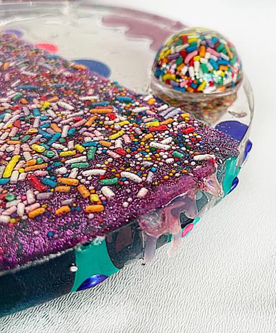  Michael Gitter Acrylic Epoxy Resin Love Sculpture Artists Michael Gitter and Jillian Whelan