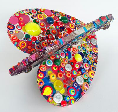  Michael Gitter Resin Love Heart Sculpture by Artists Michael Gitter Jillian Whelan 1 1 piece