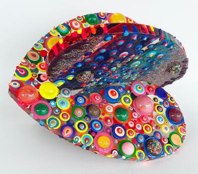  Michael Gitter Resin Love Heart Sculpture by Artists Michael Gitter Jillian Whelan 1 1 piece