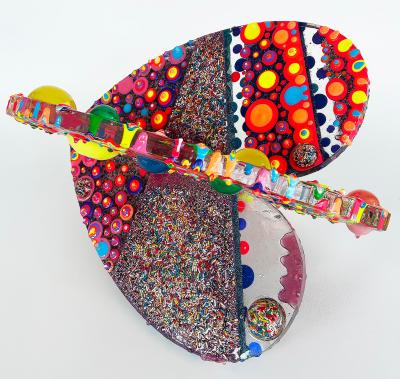  Michael Gitter Resin Love Heart Sculpture by Artists Michael Gitter Jillian Whelan 1 1 piece