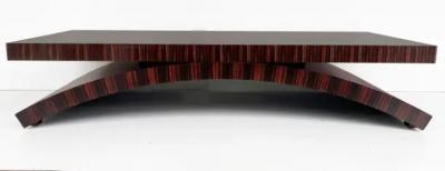  Michael Vanderbyl Michael Vanderbyl Boiler Macassar Ebony Arch Coffee Table Large Size