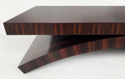  Michael Vanderbyl Michael Vanderbyl Boiler Macassar Ebony Arch Coffee Table Large Size