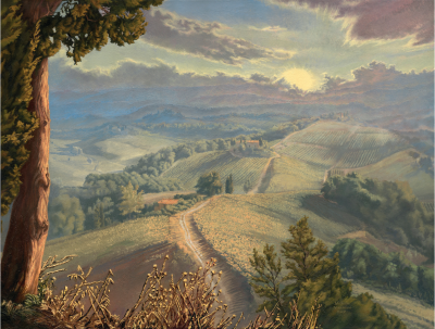  Michela Mansuino Sunrise over the White Road in Chianti 2016