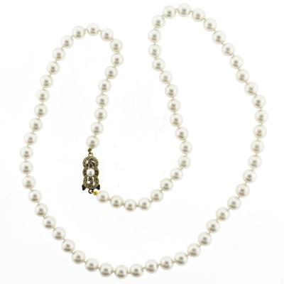  Mikimoto Mikimoto 21 inch 6 7mm Pearl Necklace