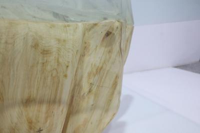  Mimi London Co Large Single Cypress or Maple Trunk Table Mimi London Style