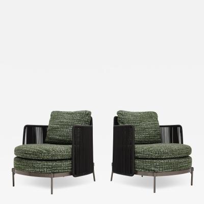  Minotti Minotti Outdoor Tape Lounge Chairs