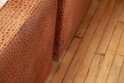  Minotti Pair of Minotti Suitcase Line Club Chairs in Crocodile Leather 