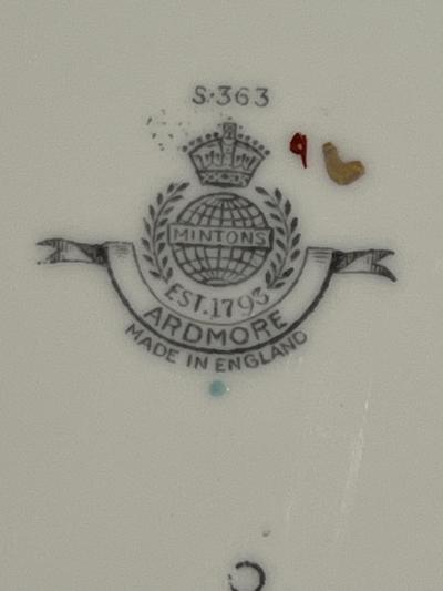  Minton ANTIQUE ENGLISH PORCELAIN DESSERT SERVICE 53 PIECES