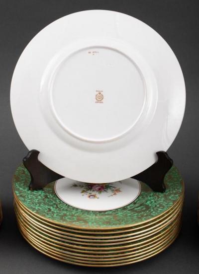  Minton English Minton Porcelain Tableware Dinner Service Twelve People