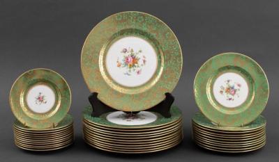  Minton English Minton Porcelain Tableware Dinner Service Twelve People