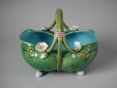  Minton Minton Majolica Lily Basket