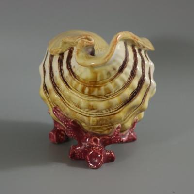  Minton Minton Majolica Volute Shell Spoon Warmer