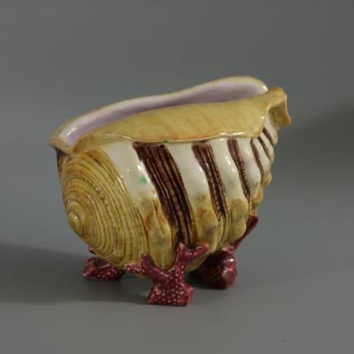  Minton Minton Majolica Volute Shell Spoon Warmer
