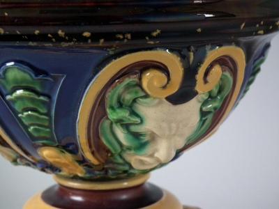  Minton Monumental Minton Majolica Ewer and Stand