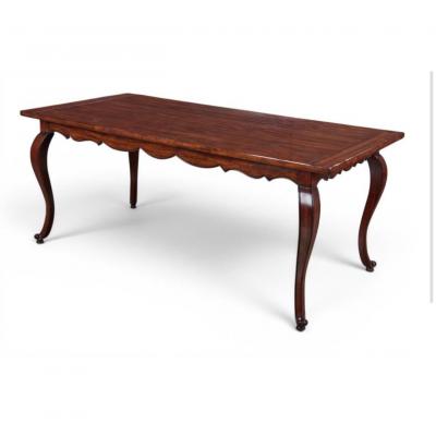  Minton Spidell 18th C Style Minton Spidell French Country Walnut Dining Table