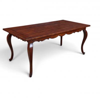  Minton Spidell 18th C Style Minton Spidell French Country Walnut Dining Table
