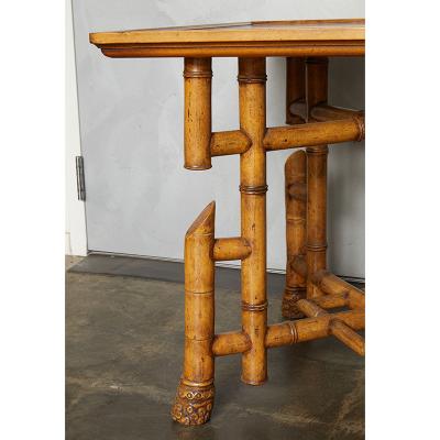  Minton Spidell Minton Spidell Faux Bamboo Table