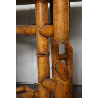  Minton Spidell Minton Spidell Faux Bamboo Table