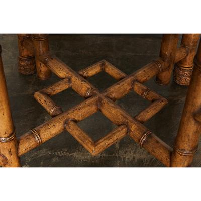  Minton Spidell Minton Spidell Faux Bamboo Table