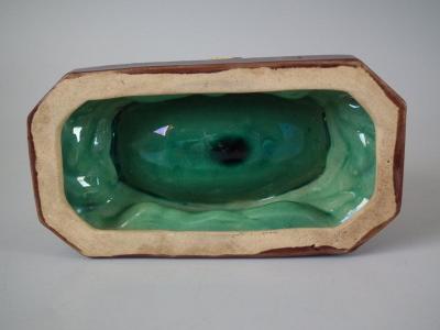  Minton Victorian Minton Majolica Bullrush Cattail Dish