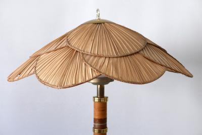  Miranda AB XL Mid Century Modern Uchiwa Table Lamp or Floor Light by Miranda AB Sweden