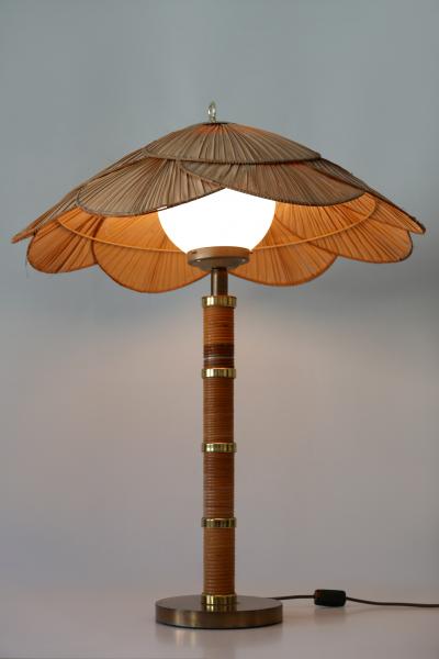  Miranda AB XL Mid Century Modern Uchiwa Table Lamp or Floor Light by Miranda AB Sweden
