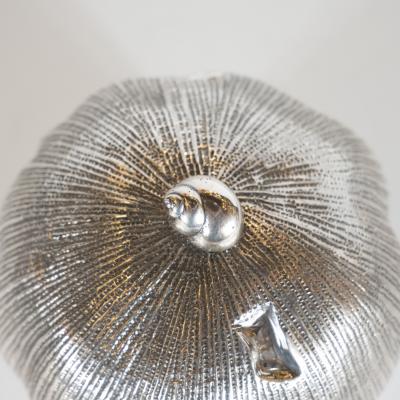  Missiaglia Handcrafted Sterling Silver Mushroom Salt Shaker and Pepper Mill by Missiaglia