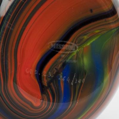  Missoni Missoni for Arte Vetro Murano Vase in Marbled Glass 80s