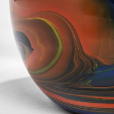  Missoni Missoni for Arte Vetro Murano Vase in Marbled Glass 80s