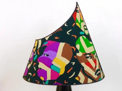  Missoni Post Modern Missoni Table Lamp by Massimo Valloto Italy 1980s