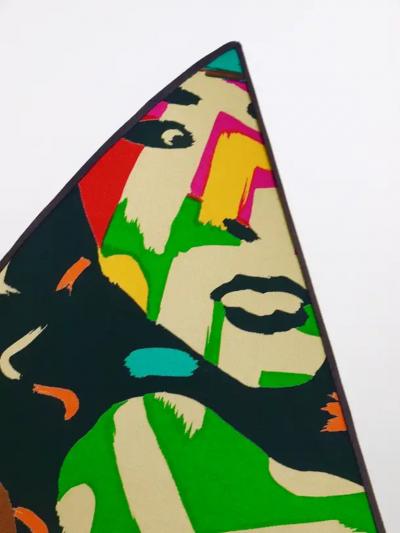  Missoni Post Modern Missoni Table Lamp by Massimo Valloto Italy 1980s