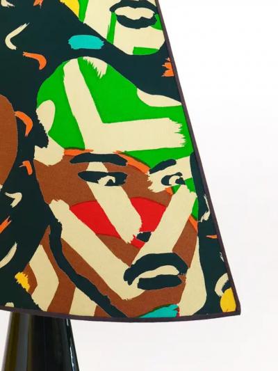  Missoni Post Modern Missoni Table Lamp by Massimo Valloto Italy 1980s