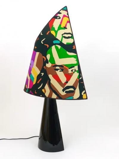  Missoni Post Modern Missoni Table Lamp by Massimo Valloto Italy 1980s