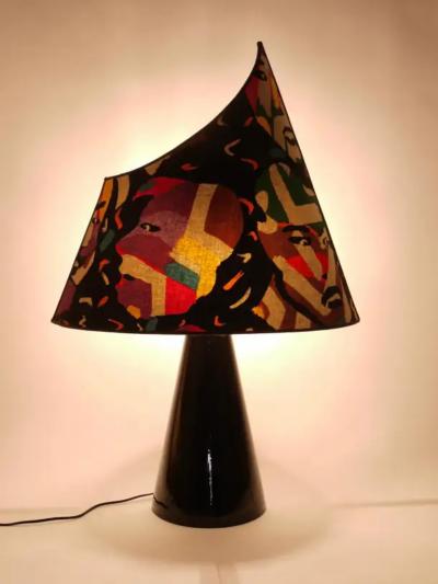  Missoni Post Modern Missoni Table Lamp by Massimo Valloto Italy 1980s