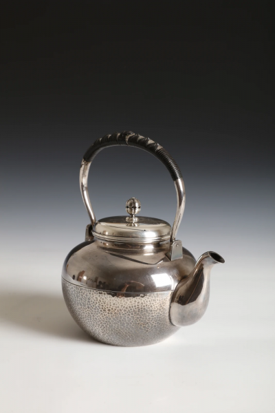  Miyamoto Studio Silver Tea Kettle ca 1920