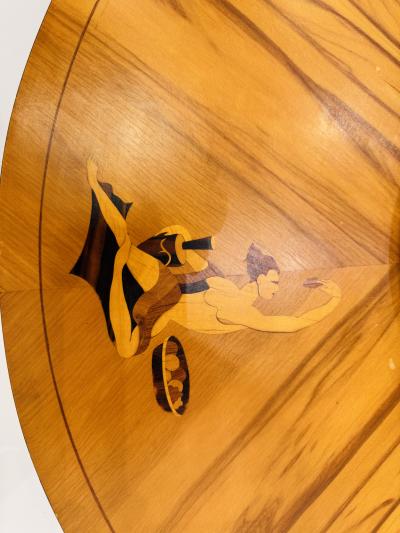  Mj lby Intarsia Birger Ekman Mjolby Swedish 1920s Art Deco Flush Ceiling Light