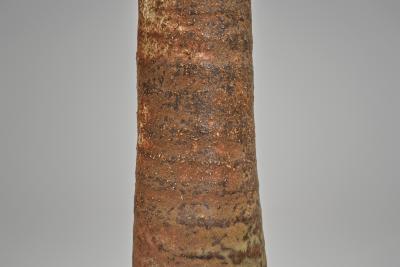  Mobach Earth Toned Ceramic Table Lamp by Mobach The Netherlands 1960s