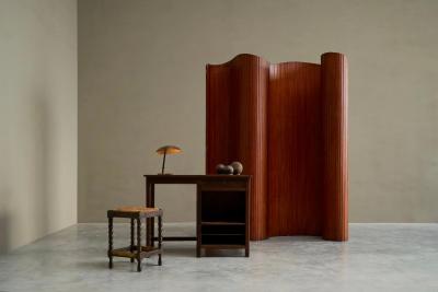  Mobilier AVEA Mobilier AVEA Writing Desk in Solid Oak Belgium 1930s