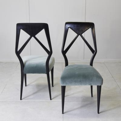  Mobilificio Dassi Dassi set of five chairs 1950s