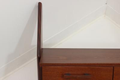  Mobilificio Dassi Mahogany Wall Hang Console by Dassi Mobilificio 1960 Italy