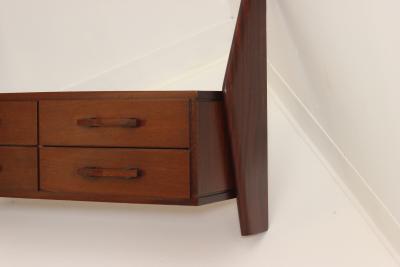  Mobilificio Dassi Mahogany Wall Hang Console by Dassi Mobilificio 1960 Italy