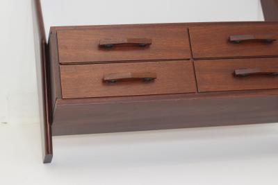  Mobilificio Dassi Mahogany Wall Hang Console by Dassi Mobilificio 1960 Italy