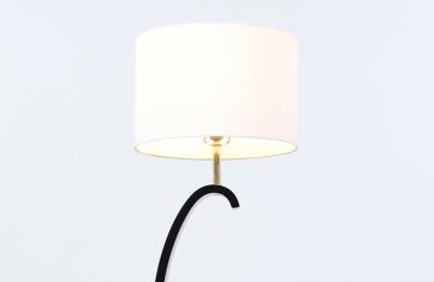  Modeline California Modern Sculpted Ebony Table Lamp by Modeline of CA