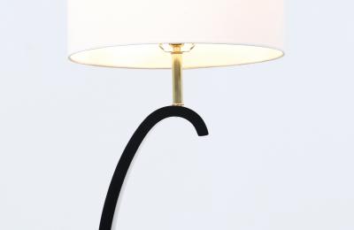  Modeline California Modern Sculpted Ebony Table Lamp by Modeline of CA
