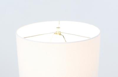  Modeline California Modern Sculpted Ebony Table Lamp by Modeline of CA