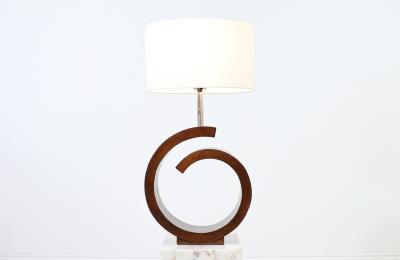  Modeline California Modern Sculpted Swirl Table Lamp by Modeline of CA