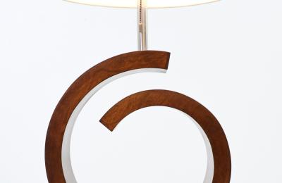  Modeline California Modern Sculpted Swirl Table Lamp by Modeline of CA