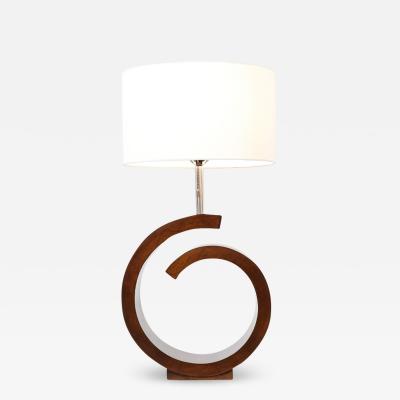  Modeline California Modern Sculpted Swirl Table Lamp by Modeline of CA