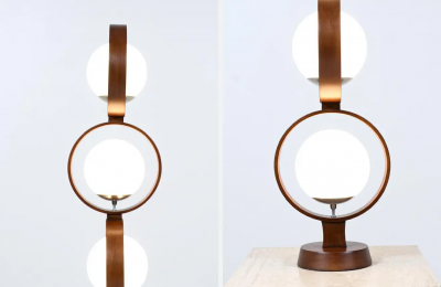  Modeline Mid Century Modern Globe Ring Lamp for Modeline